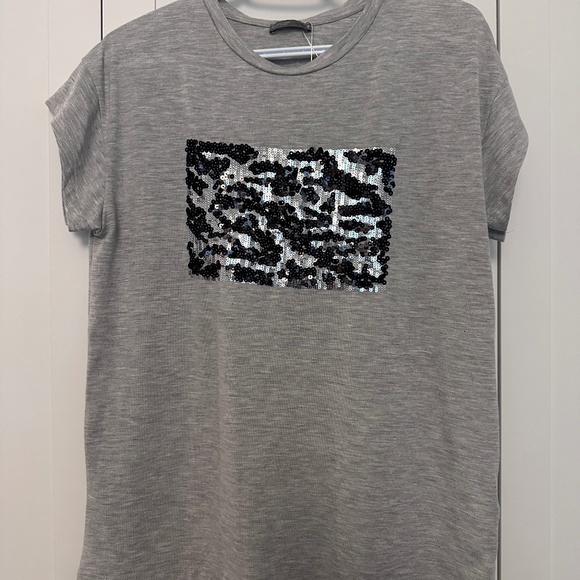 Woman’s Zara Sparkle Design Short Sleeve T - Picture 1 of 4
